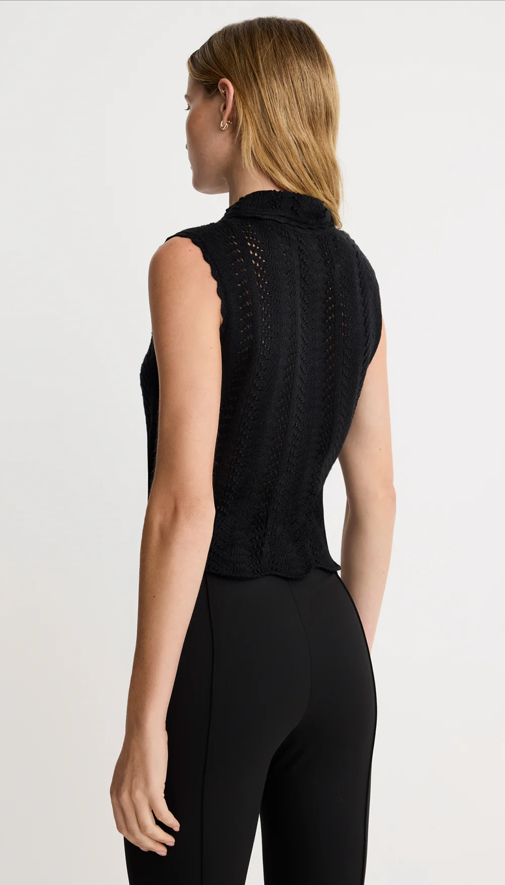 Club Collar Crochet Tank - Image 2