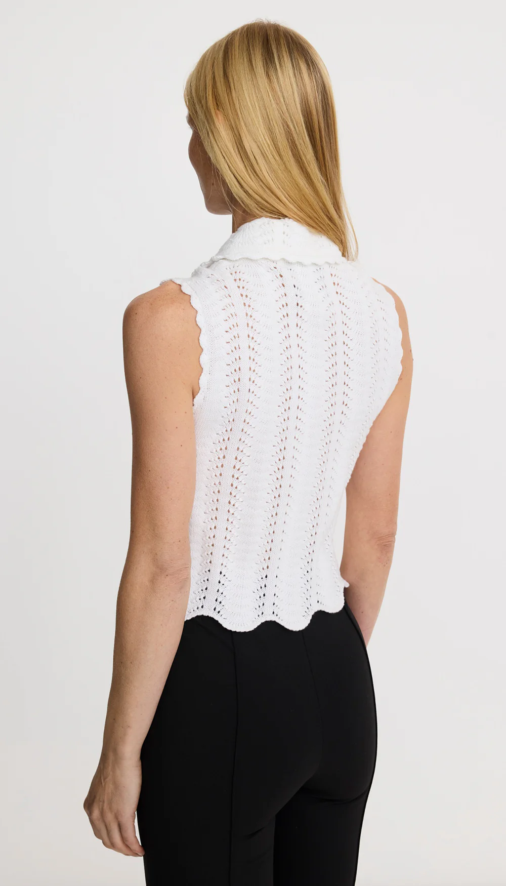 Club Collar Crochet Tank - Image 2