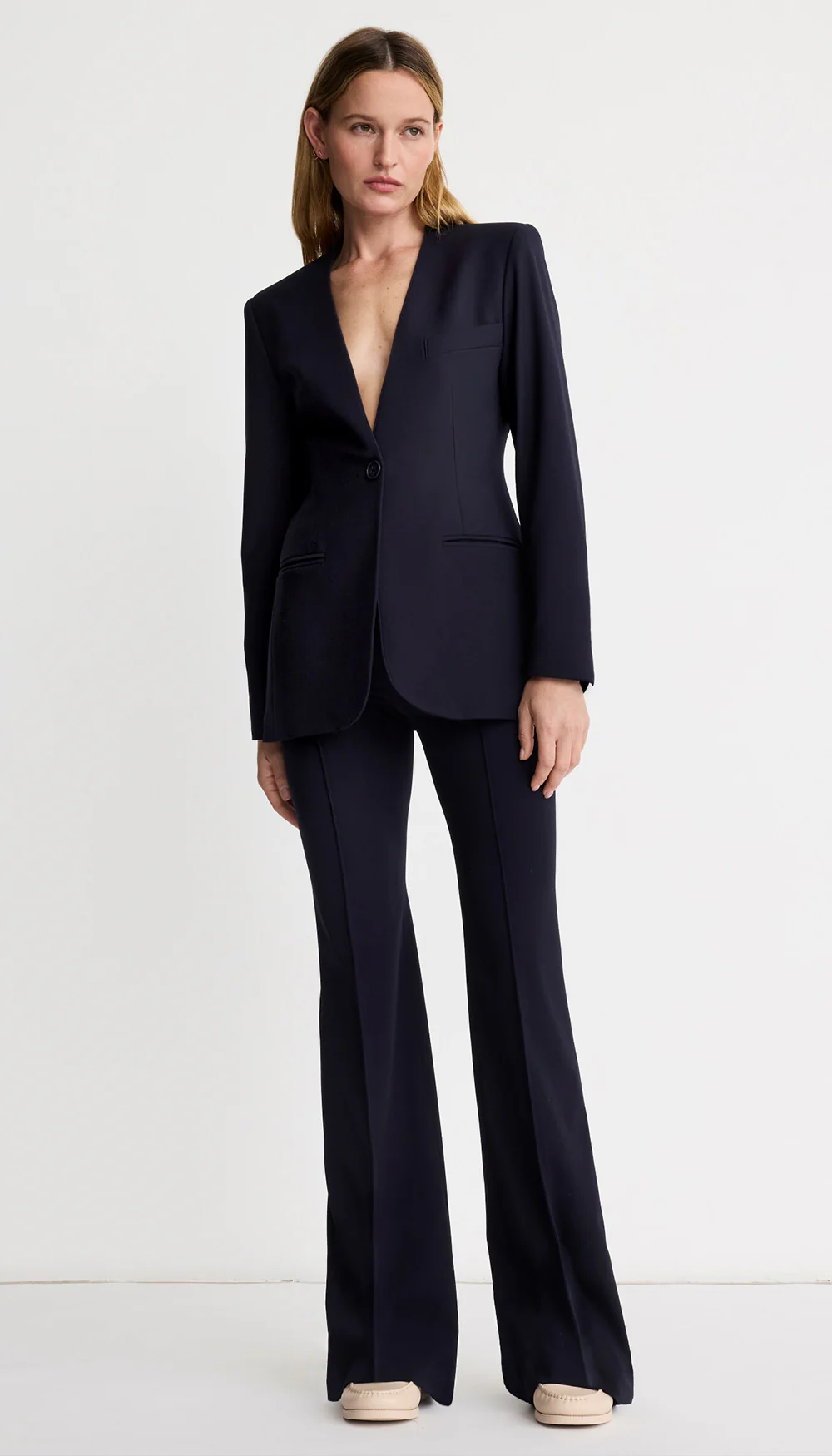 Collarless Blazer - Image 2