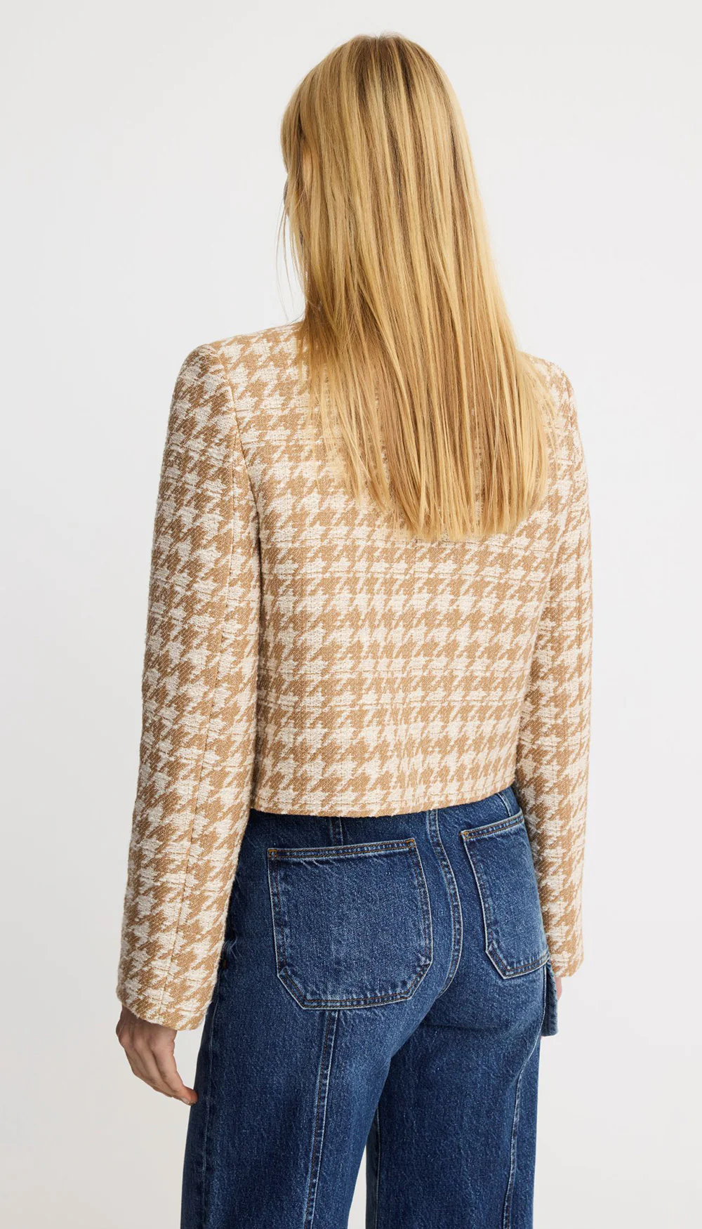 Collarless DB Mini Jacket - Image 2