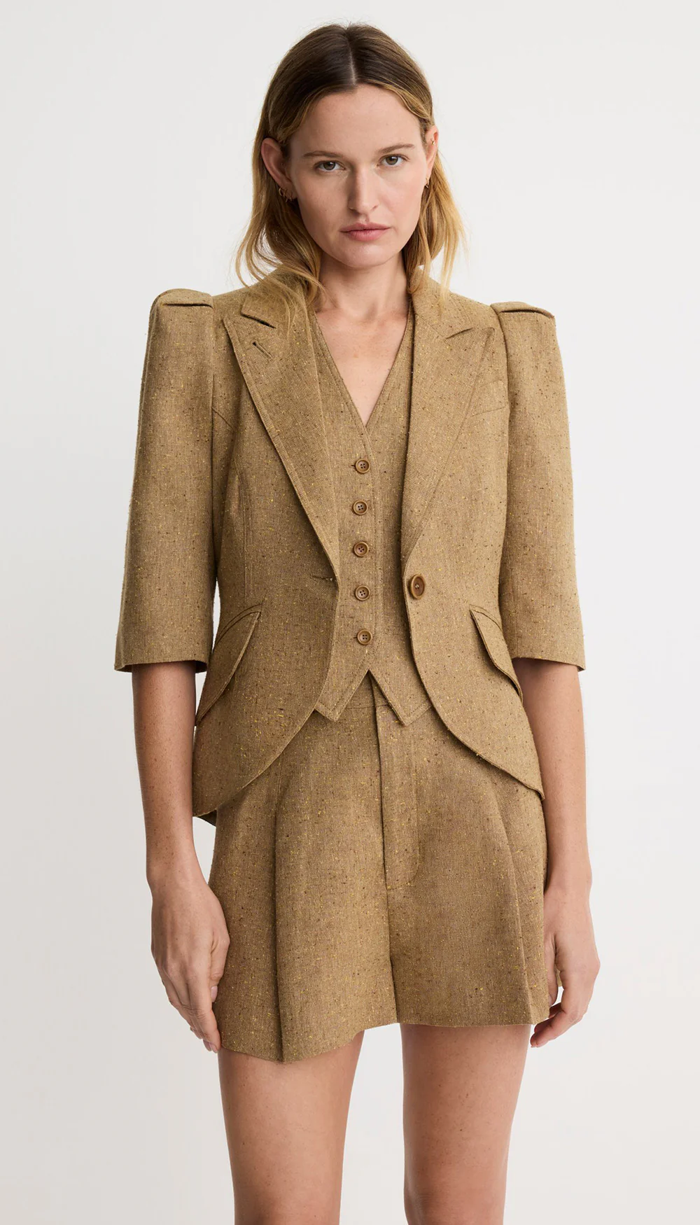 Mid Rise Pleated Short - Image 5