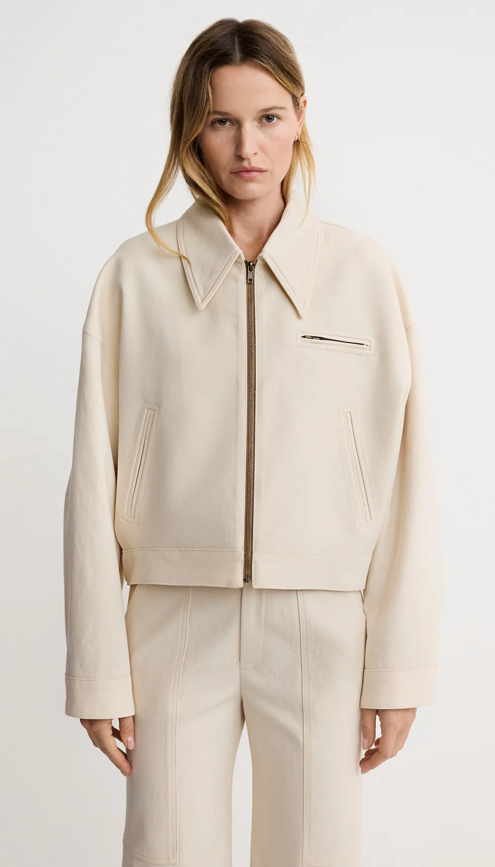 Crop Zip Jacket - Image 2