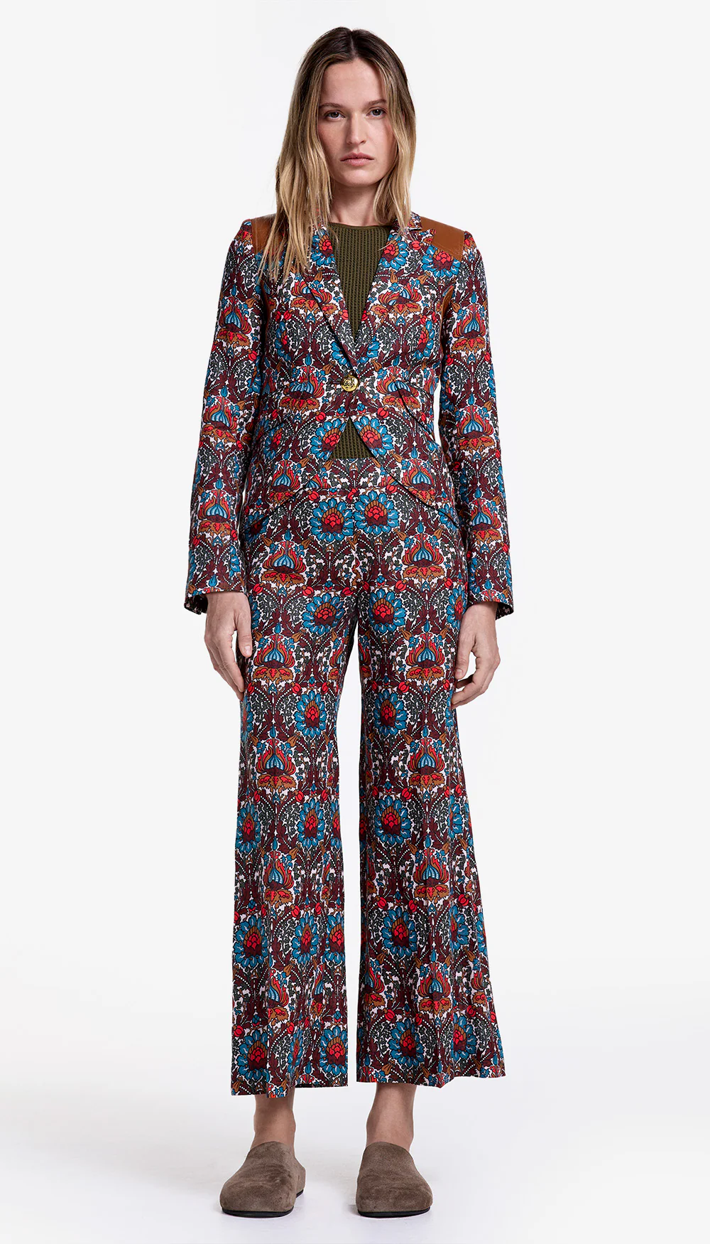 Cropped Side Zip Pant - Image 2