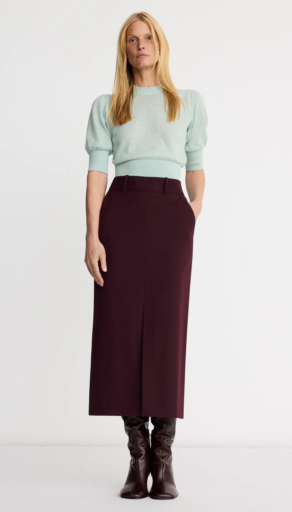 Front Slit Trouser Skirt - Image 3