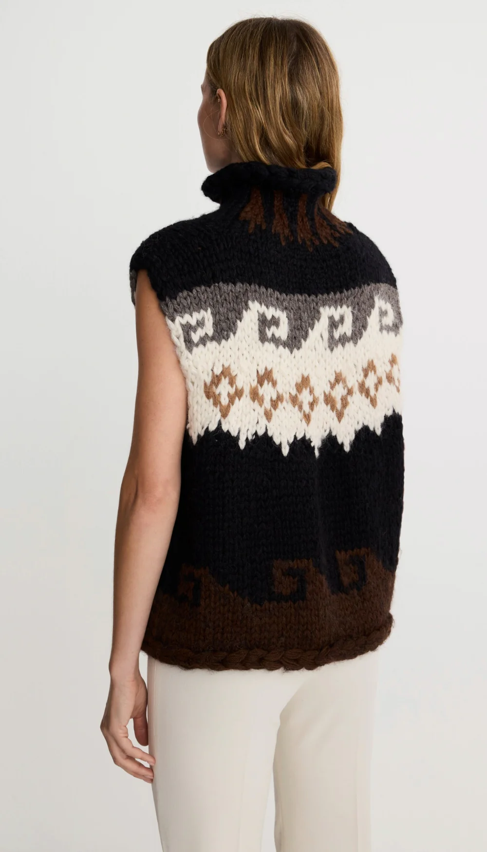 Handknit Sleeveless Turtleneck - Image 2