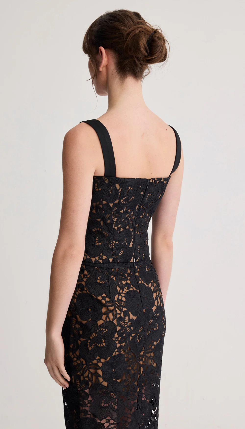 Lace Bustier with Detachable Straps - Image 4