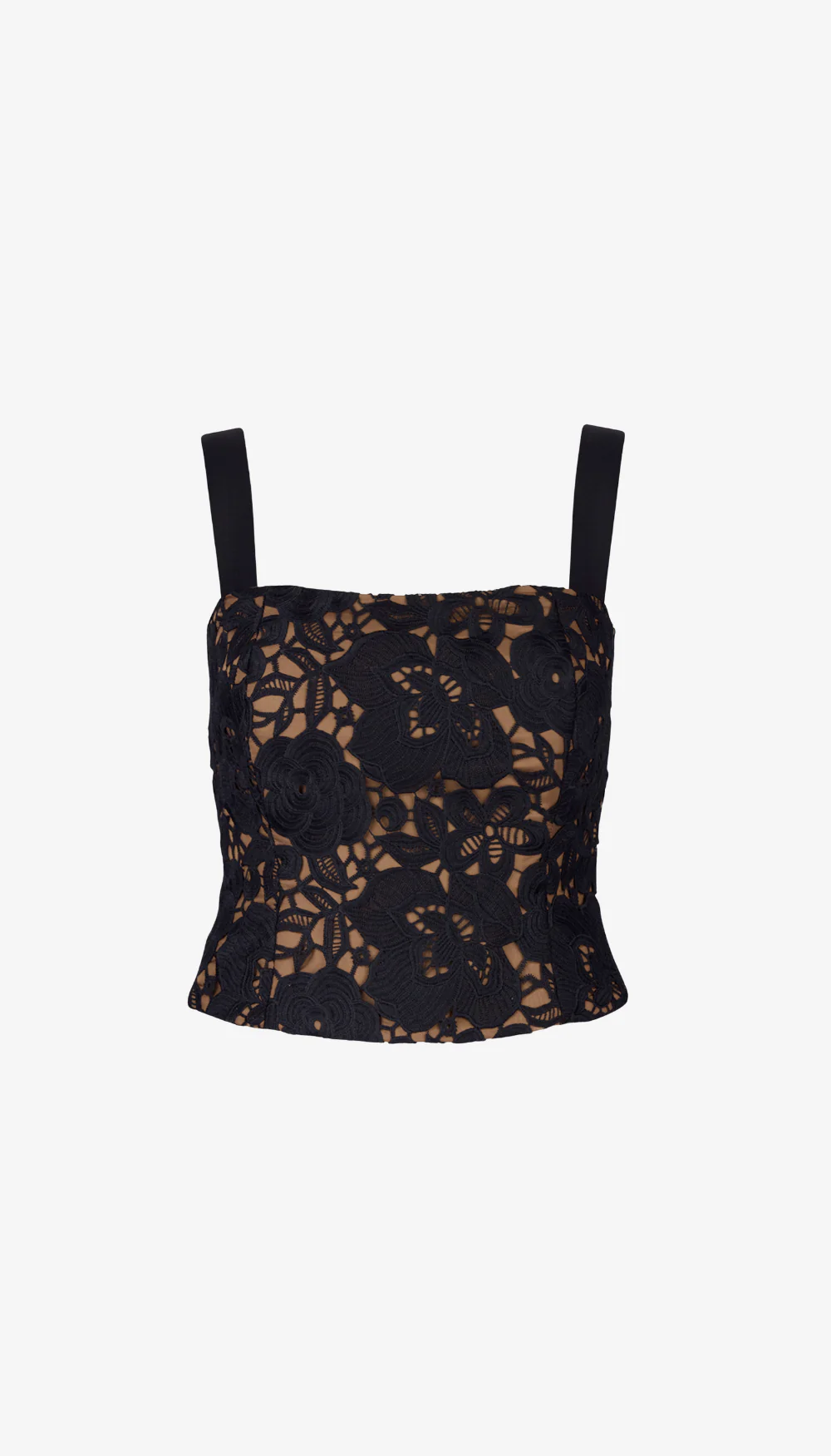 Lace Bustier with Detachable Straps - Image 5