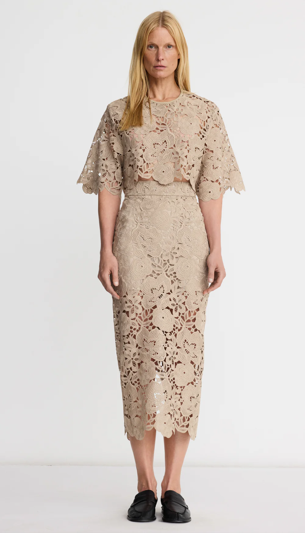 Lace Pencil Skirt