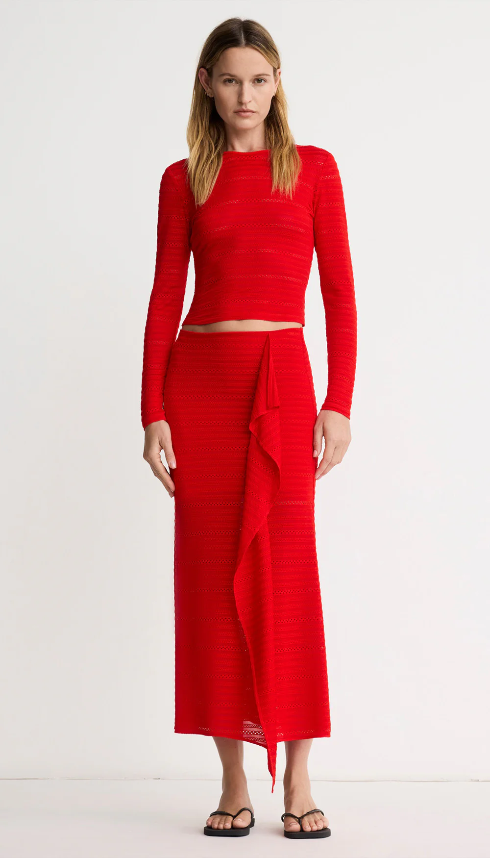 Long Sleeve Cropped Crewneck - Image 2