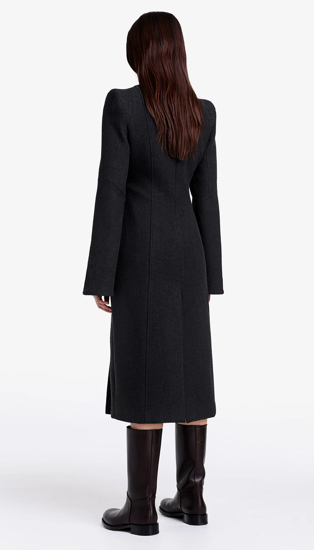 Pagoda Brando Trumpet Sleeve Coat - Image 2