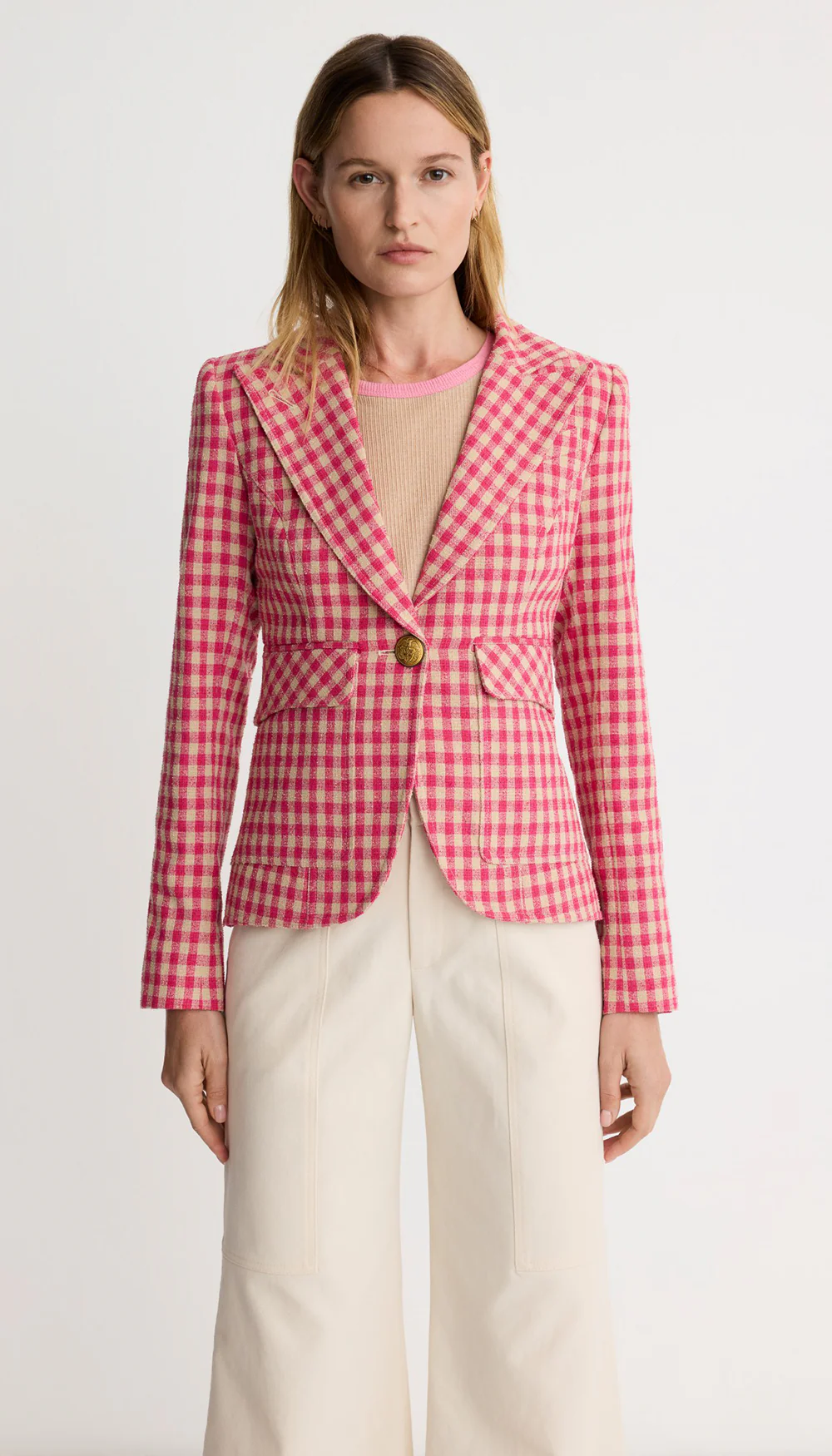 Patch Pocket One Button Blazer