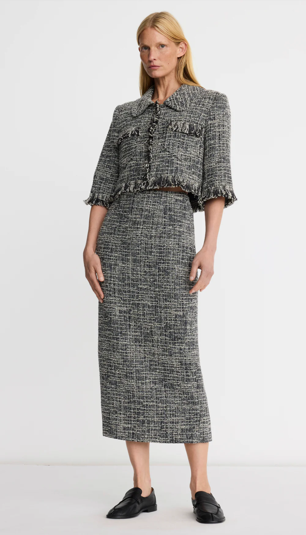 Cropped Sleeve Mini Jacket - Image 3