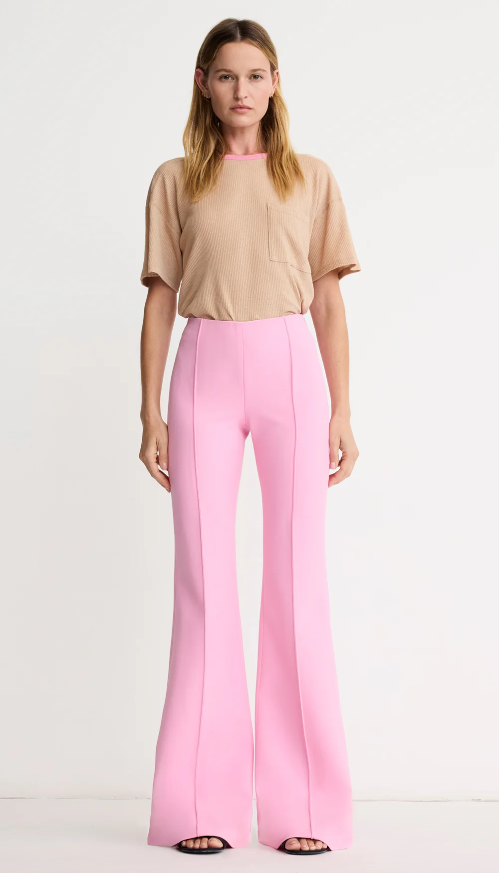 Pintuck Flare Pant