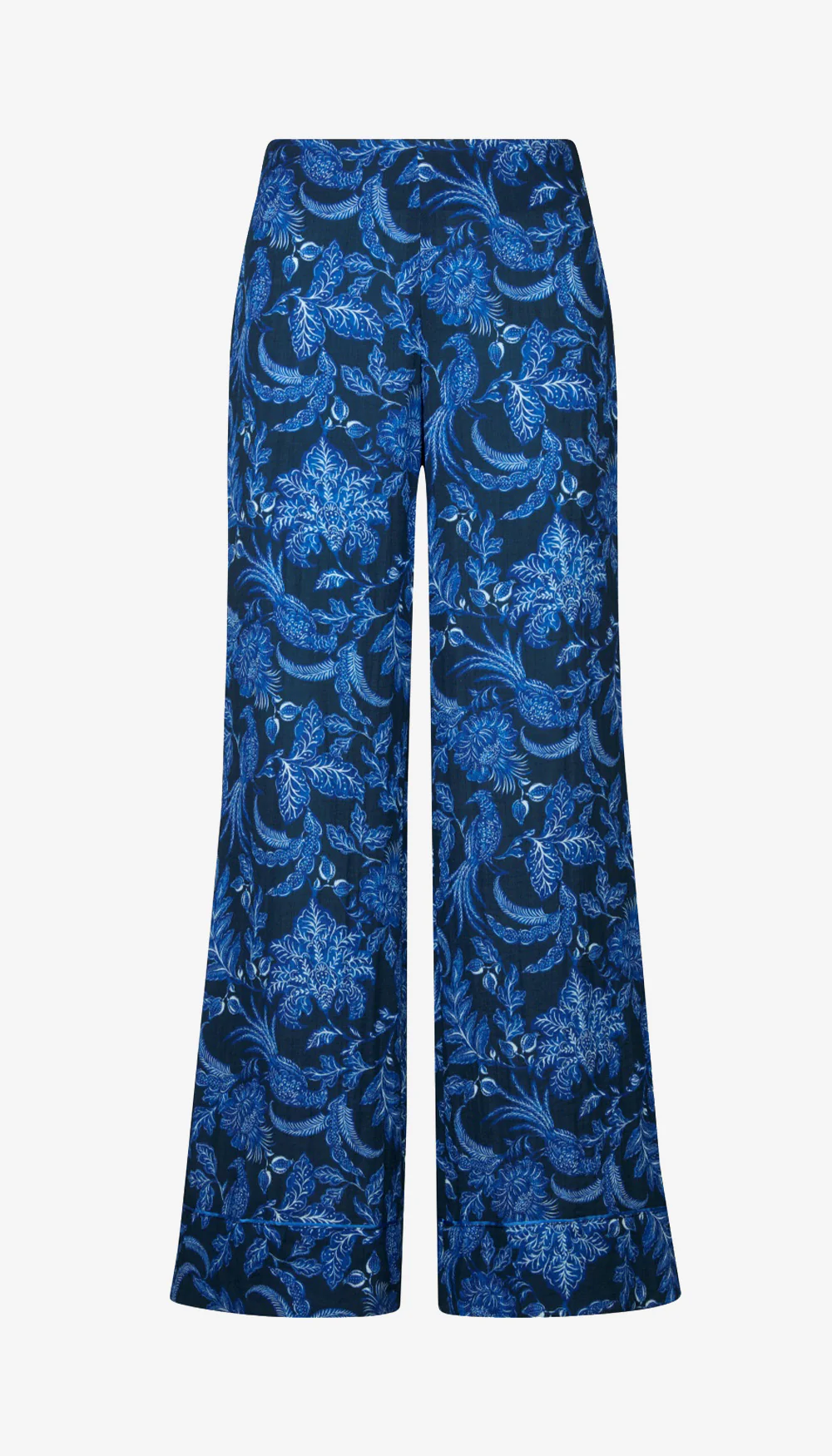 Piped Side Zip Palazzo Pant