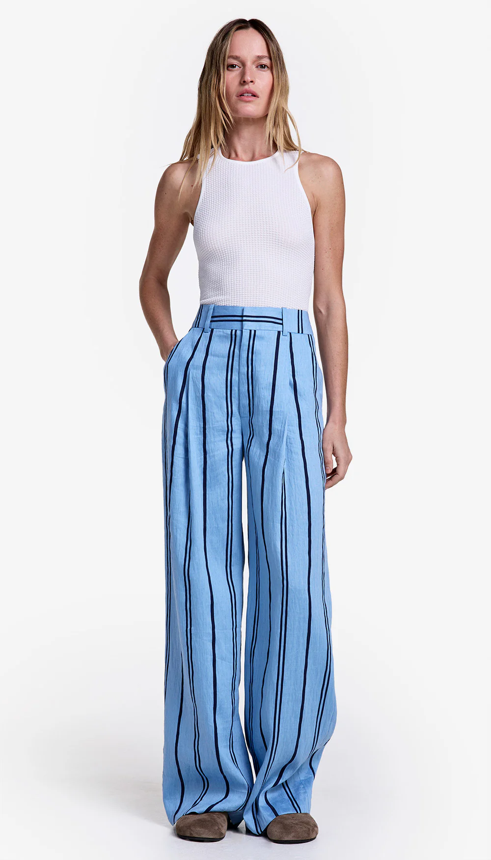 Pleated Trouser