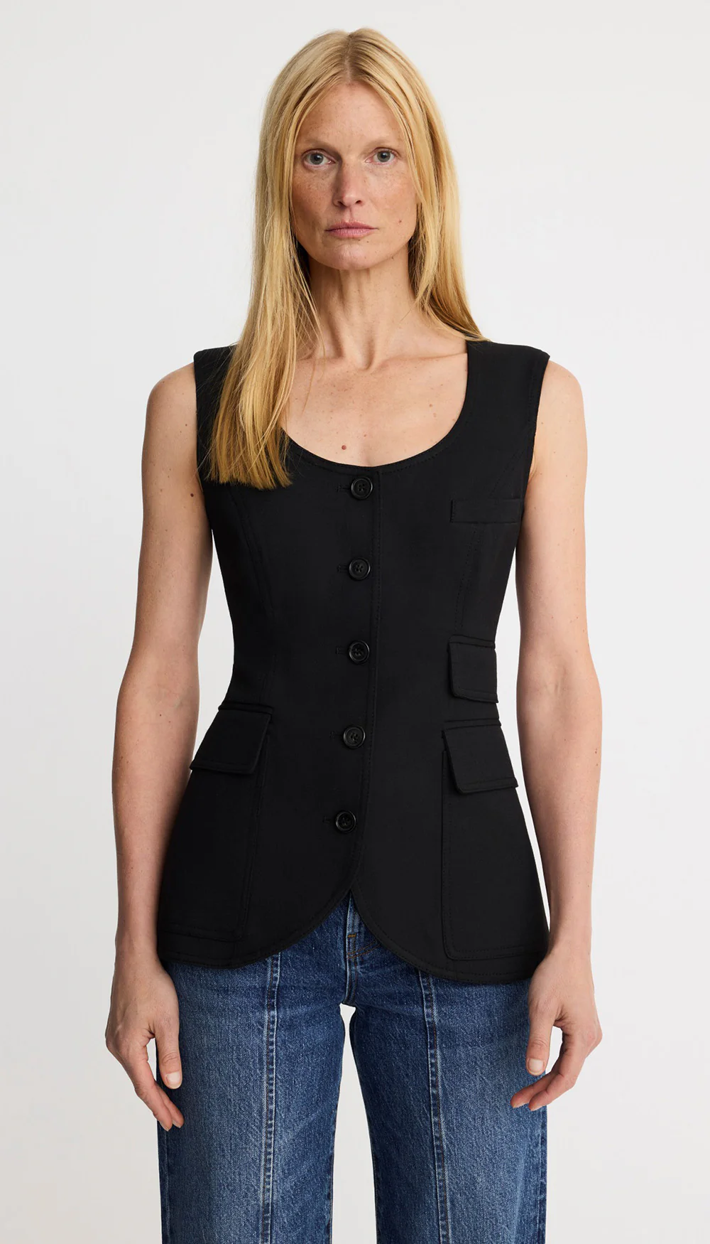 Portrait Neck Vest