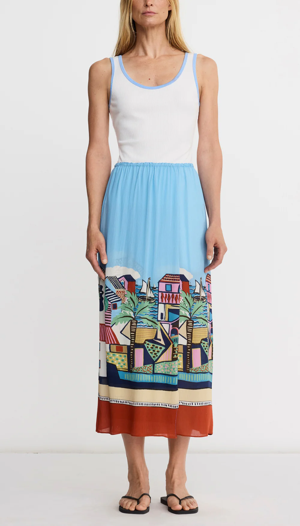 Pull On Overlay Skirt - Image 2