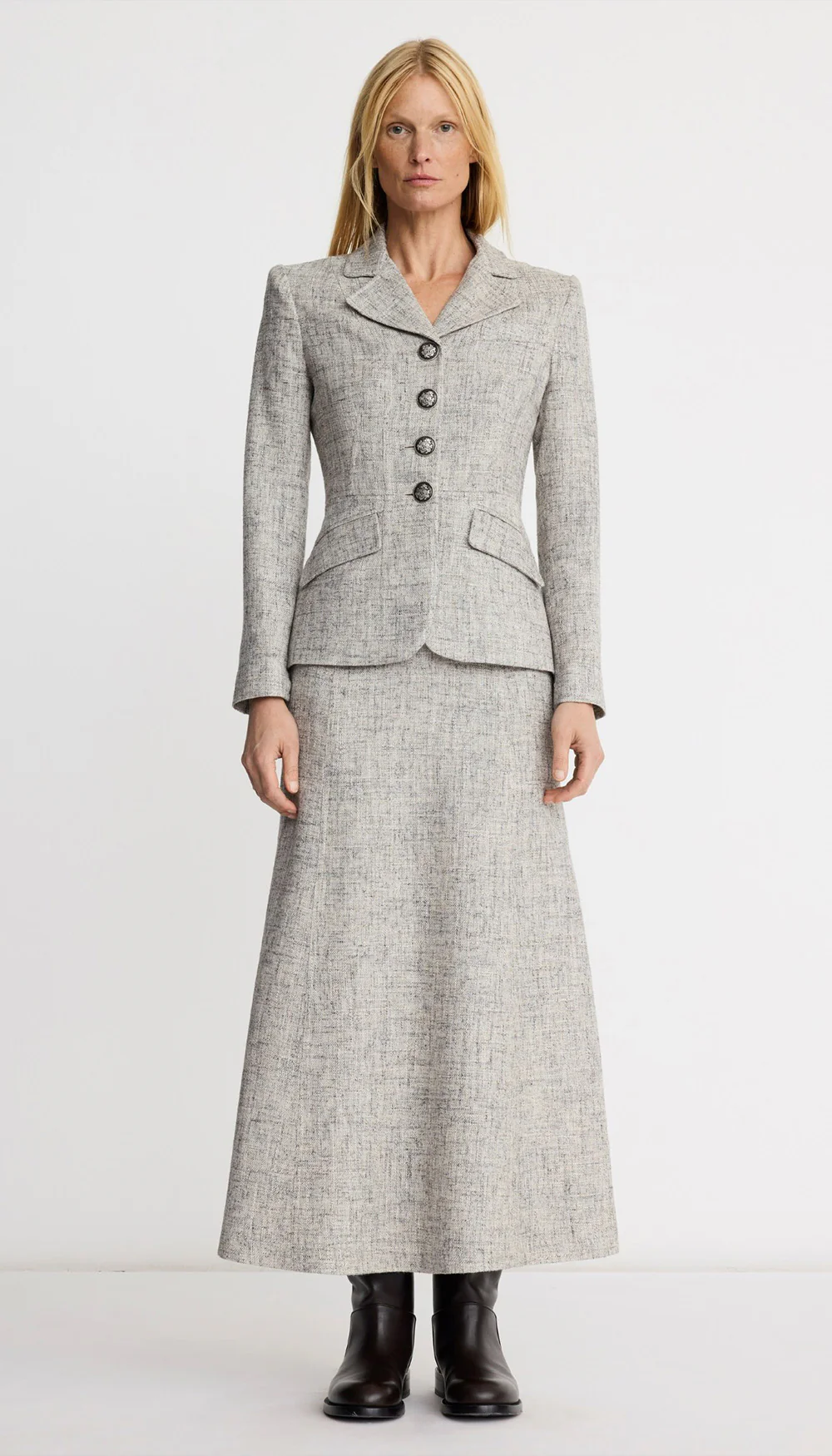 Shrunken Button Up Blazer - Image 3
