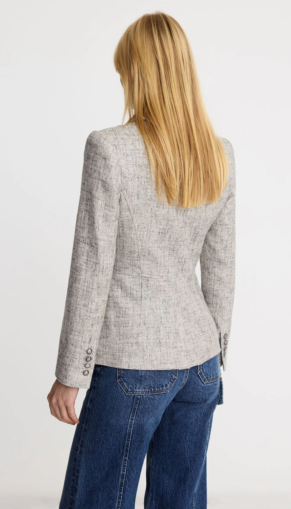 Shrunken Button Up Blazer - Image 4