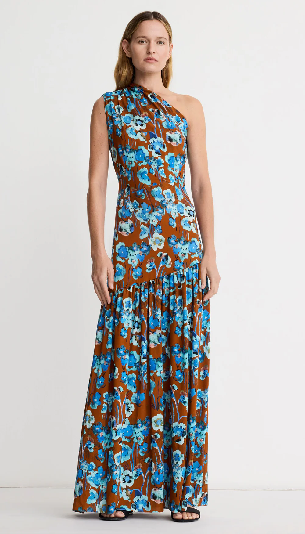Single Shoulder Maxi Dress