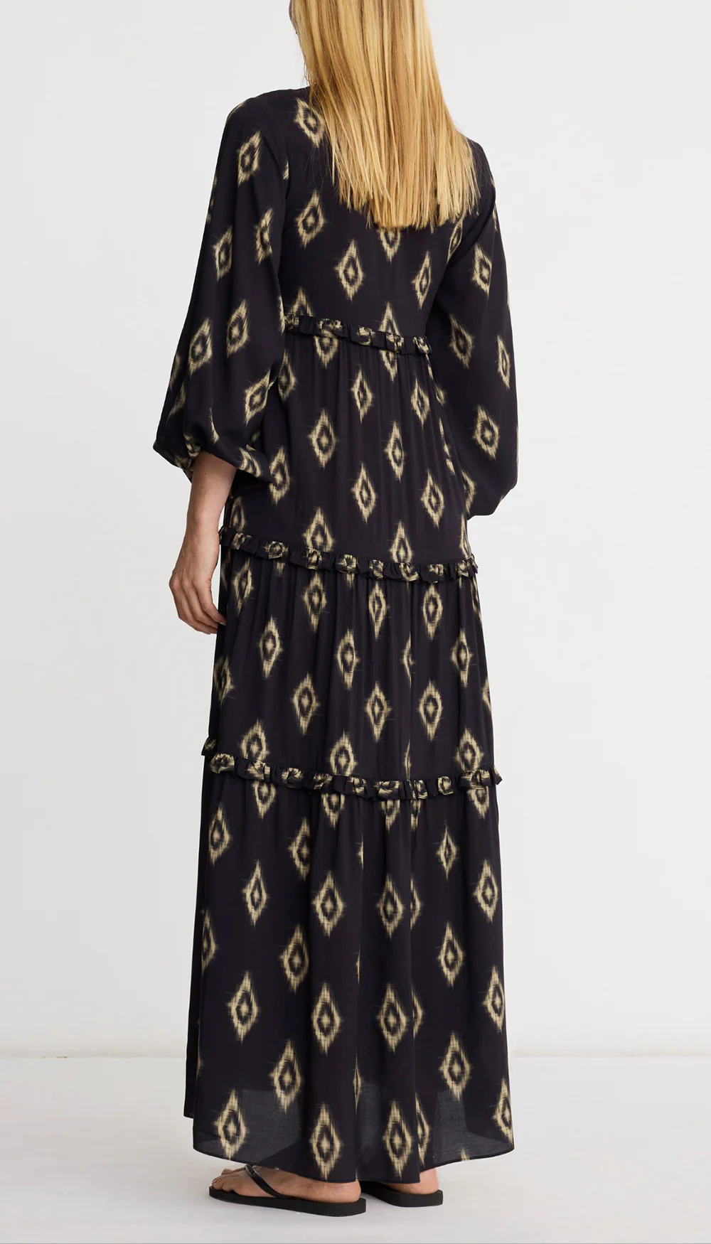Square Neck Tiered Dress - Image 3