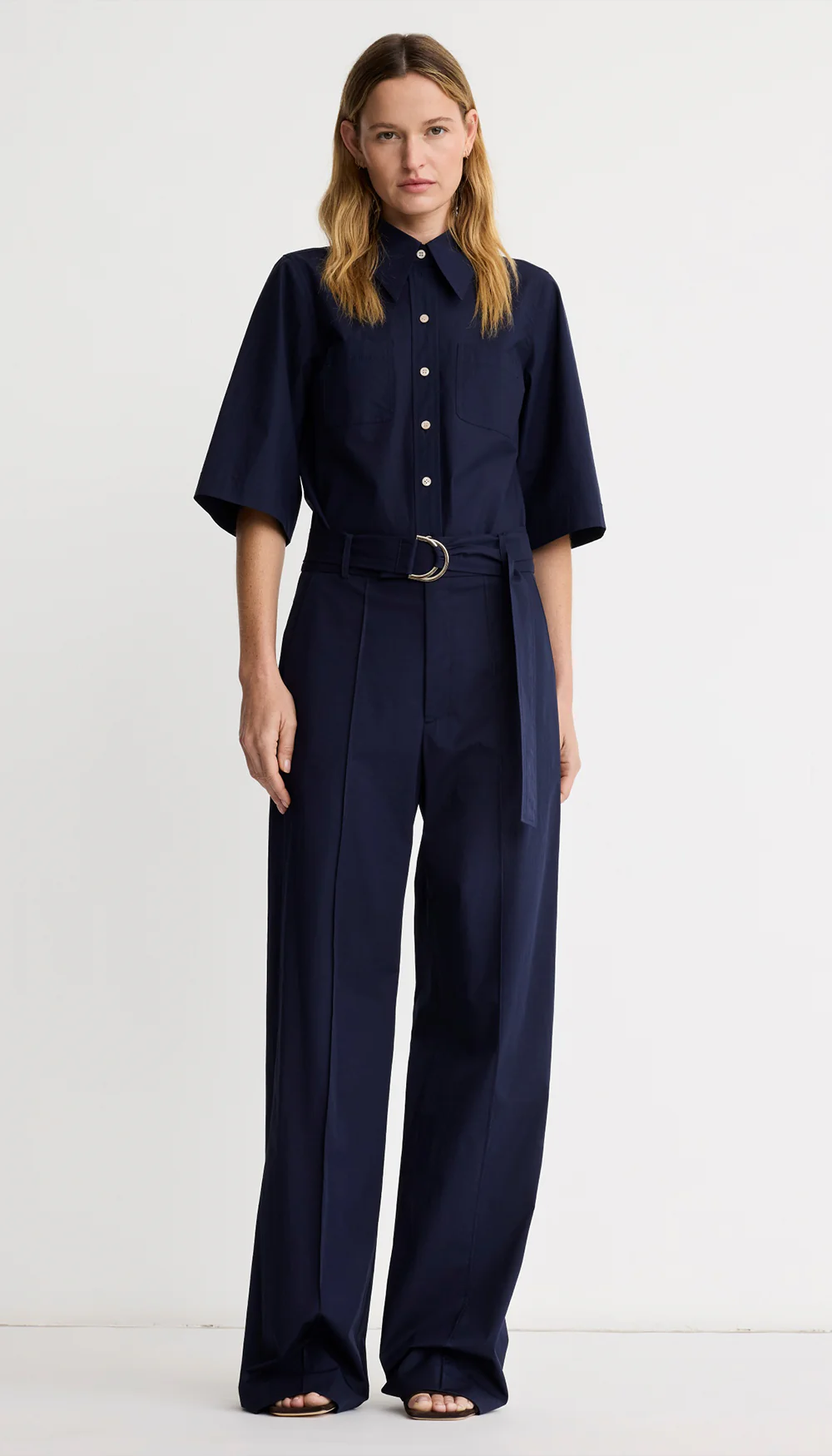 Straight Leg D-Ring Trouser