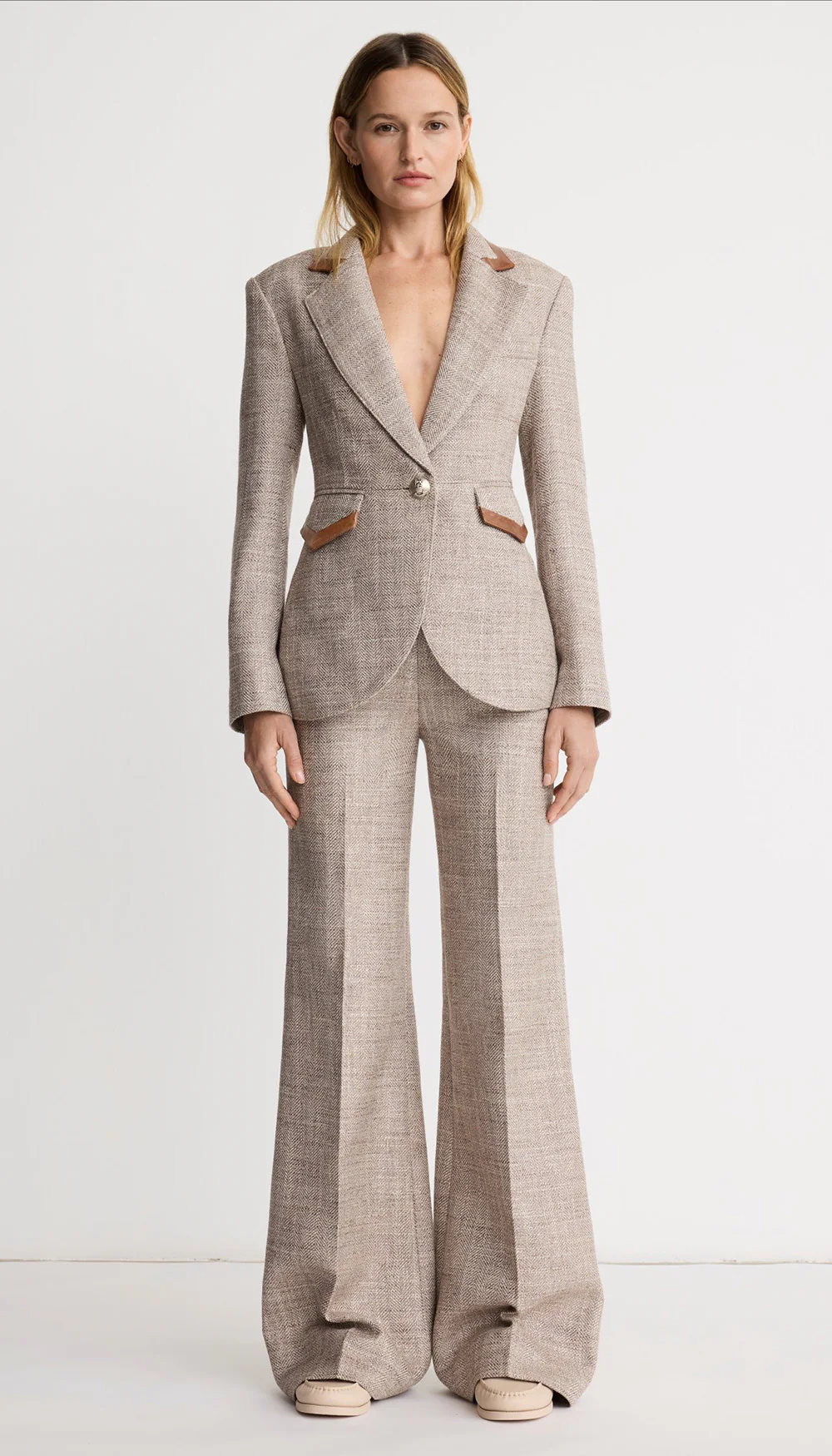 Taped Seamed Blazer - Image 2