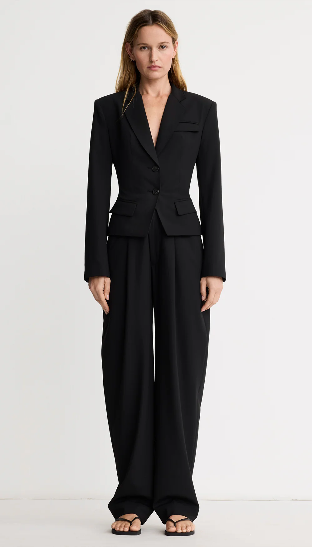 Tapered Pleated Pant - Image 2