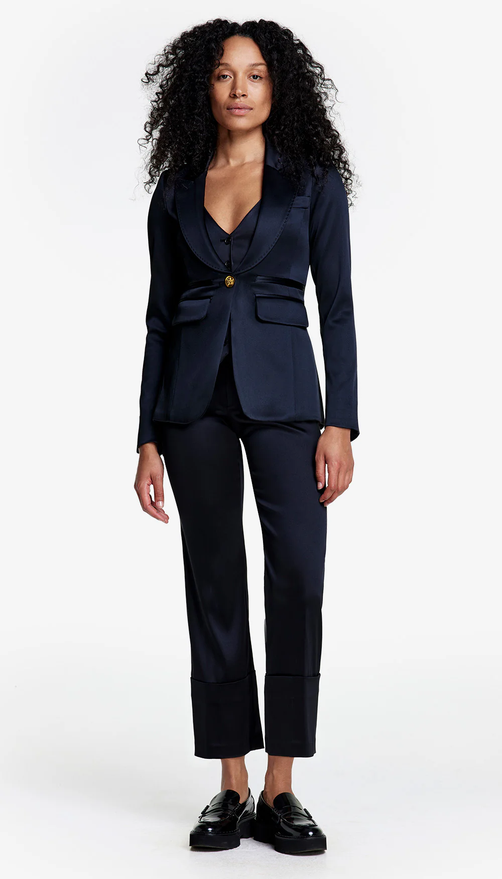 Tuxedo Cuffed Flood Pant - Image 2