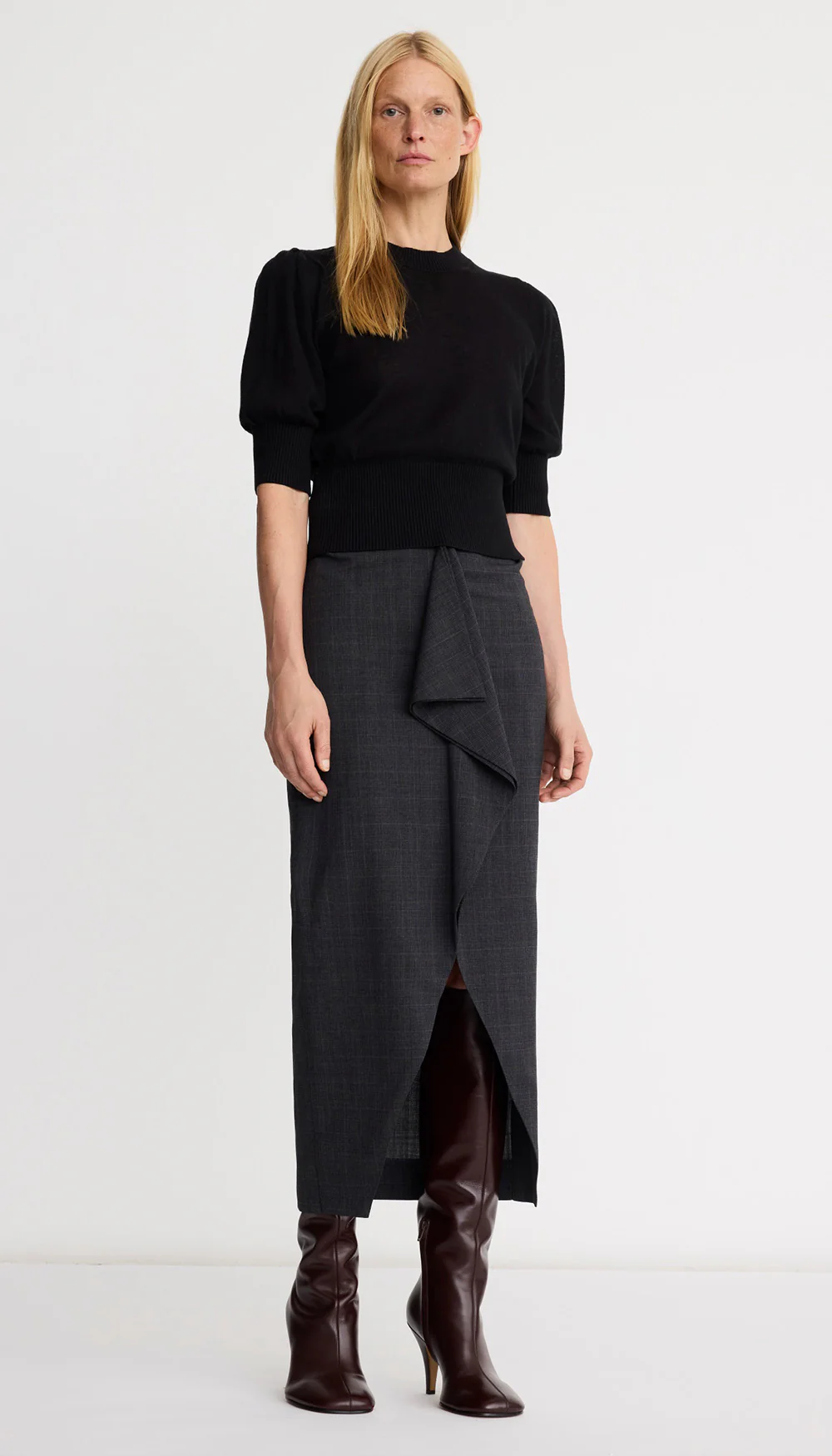 Two-Way Front Ruffle Skirt - Image 3